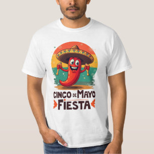 Cinco de Mayo Fiesta – Spicy & Fun Mexican Party T-Shirt