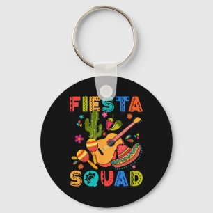 Cinco De Mayo Fiesta Squad Family Matching Group A Key Ring