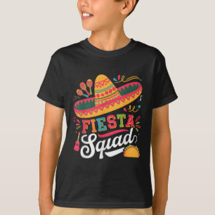 Cinco De Mayo Fiesta Squad Family Matching Group A T-Shirt