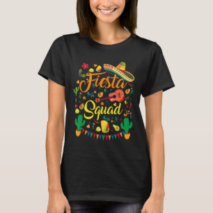 Cinco De Mayo Fiesta Squad Family Matching Men Wom T-Shirt