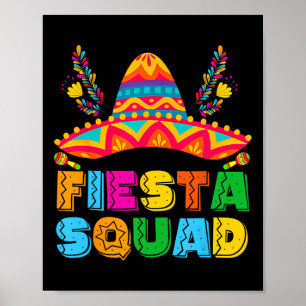 Cinco De Mayo Fiesta Squad Mexican Party Cinco De  Poster