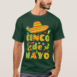 Cinco De Mayo Fiesta Surprise Camisa 5 De Mayo Viv T-Shirt