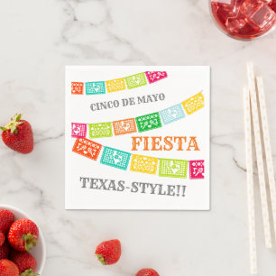 Cinco de Mayo Fiesta Texas Napkin