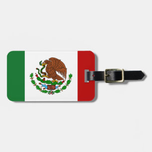 Cinco de Mayo Flag of Mexico Luggage Tag