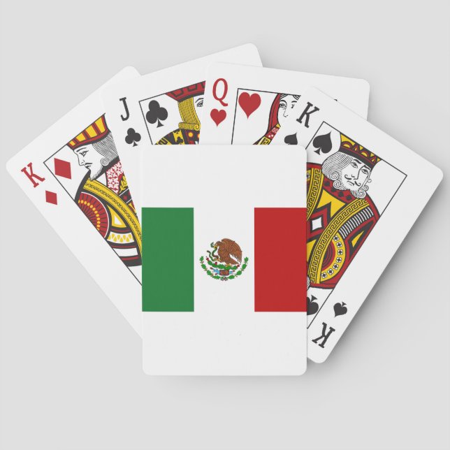Cinco de Mayo Flag of Mexico Playing Cards (Back)