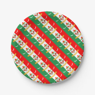 Cinco De Mayo flag Paper Plate