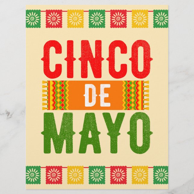 Cinco De Mayo Flyer (Front)