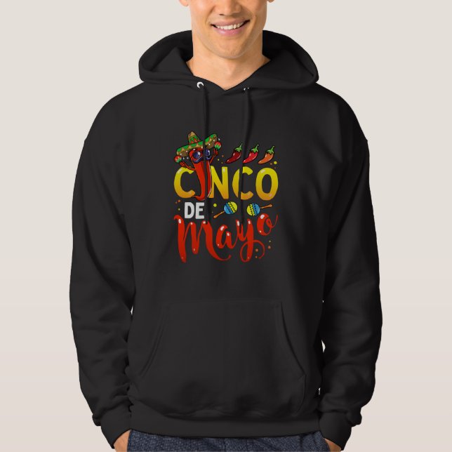 Cinco De Mayo for Mens Womens Kids Mexican Fiesta  Hoodie (Front)