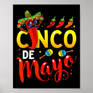 Cinco De Mayo For Mens Womens Kids Mexican Fiesta Poster