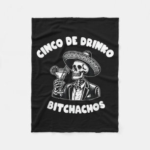 Cinco de mayo for women cinco de drinko fleece blanket