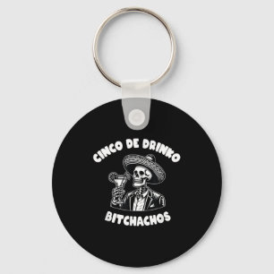 Cinco de mayo for women cinco de drinko key ring