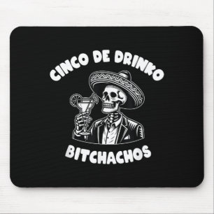Cinco de mayo for women cinco de drinko mouse mat