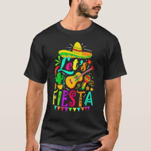 Cinco De Mayo  For Women Men Mexican Guitar Cactus T-Shirt