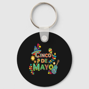 Cinco De Mayo Funny Mexican Fiesta 5 De Mayo Key Ring