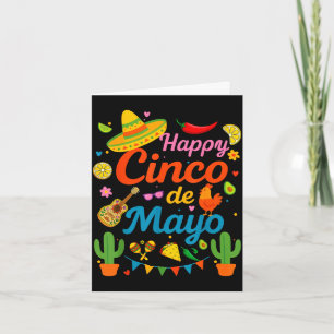 Cinco de mayo funny mexican fiesta party 5 de mayo card
