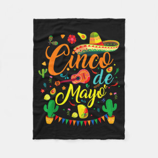 Cinco de mayo funny mexican fiesta party 5 de mayo fleece blanket
