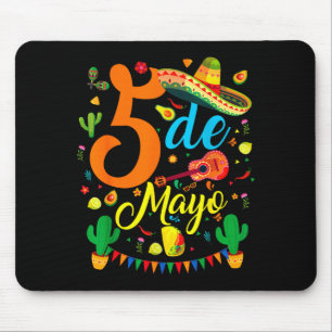 Cinco de mayo funny mexican fiesta party 5 de mayo mouse mat