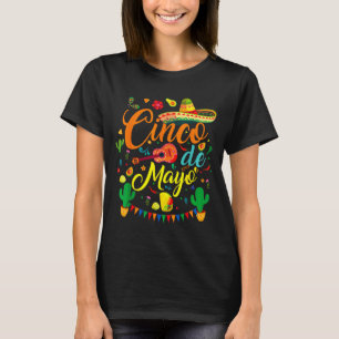 Cinco de mayo funny mexican fiesta party 5 de mayo T-Shirt