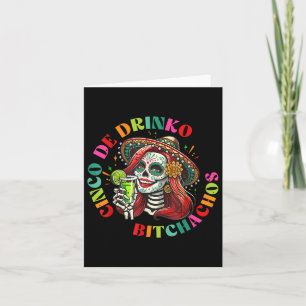 Cinco De Mayo Funny Mexican Party Cinco De Drinko Card