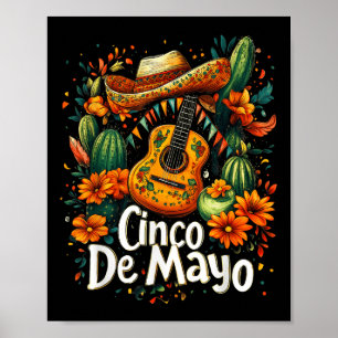 Cinco De Mayo - Funny Mexican Poncho Fiesta Party Poster
