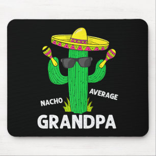 Cinco De Mayo Funny Nacho Average Grandpa Sombrero Mouse Mat