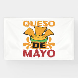 Cinco de Mayo Funny Queso Pun Banner