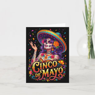 Cinco De Mayo Girl Mexican Fiesta 5 De Mayo _5  Card