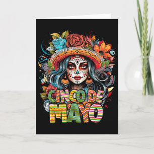 Cinco De Mayo Girl Mexican Fiesta 5 De Mayo Card