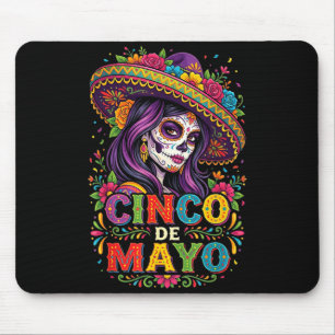 Cinco de mayo girl mexican fiesta 5 de mayo womenC Mouse Mat