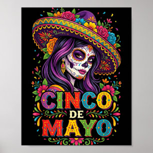 Cinco de mayo girl mexican fiesta 5 de mayo womenC Poster