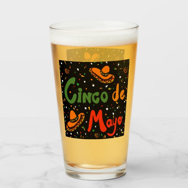 CINCO DE MAYO GLASS (Front Filled)