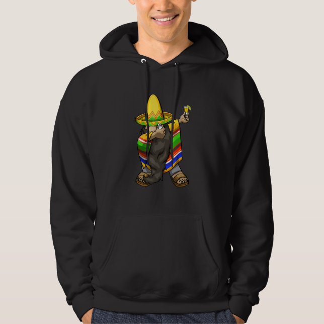 Cinco De Mayo Gnome Tequila   Mexican Celebration  Hoodie (Front)