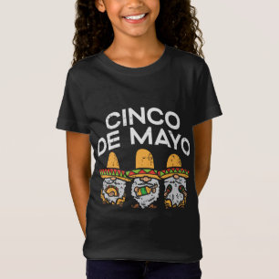 Cinco De Mayo Gnomes Sombrero Cute Fiesta Mexican T-Shirt