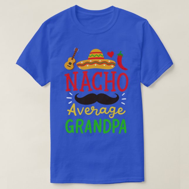 Cinco de Mayo Grandpa Grandfather  T-Shirt (Design Front)