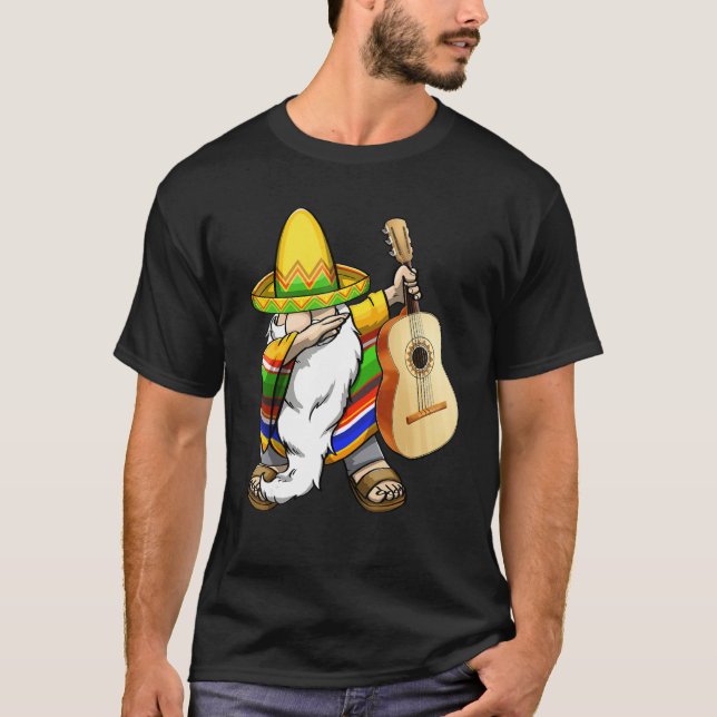 Cinco De Mayo Guitar  Mexican Celebration Men 1 T-Shirt (Front)