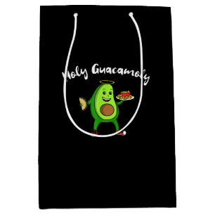 Cinco de Mayo Holy Guacamole Avocado Taco Food Medium Gift Bag