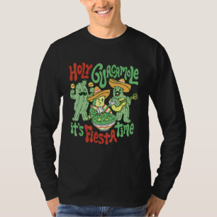 Cinco De Mayo Holy Guacamole Its Fiesta Time Fiest T-Shirt