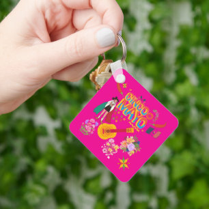 Cinco De Mayo hot pink Key Ring