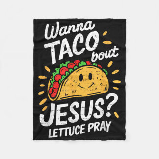 Cinco De Mayo Jesus Christian Mexican Celebration  Fleece Blanket