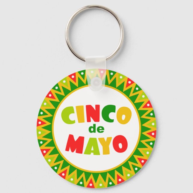 Cinco de Mayo Key Ring (Front)