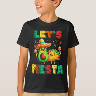 Cinco De Mayo Lets Fiesta Avocado And Tacos Cinco T-Shirt