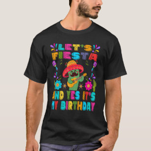 Cinco De Mayo Let's Fiesta Cactus Mexican Guitar S T-Shirt