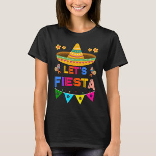 Cinco De Mayo Let's Fiesta Cactus Sombrero Hat 1 T-Shirt
