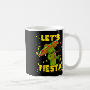 Cinco De Mayo Let's Fiesta Cactus Sombrero Hat Gif Coffee Mug