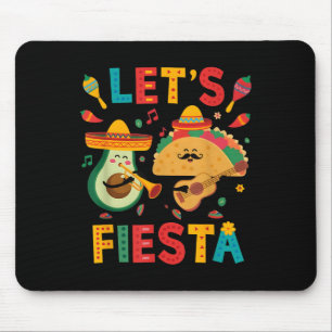 Cinco De Mayo Lets Fiesta Mexico Funny Mexican Par Mouse Mat