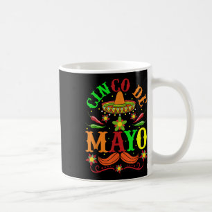Cinco De Mayo Lets Fiesta Squad 5 De Mayo Mexican Coffee Mug