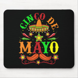 Cinco De Mayo Lets Fiesta Squad 5 De Mayo Mexican Mouse Mat