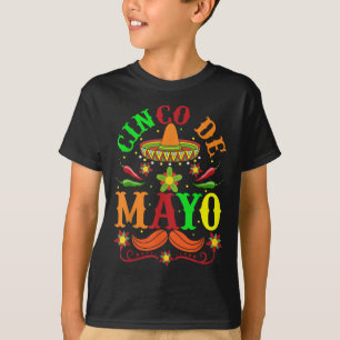 Cinco De Mayo Lets Fiesta Squad 5 De Mayo Mexican T-Shirt