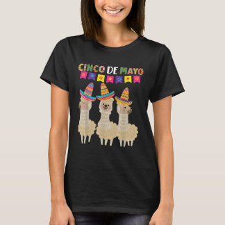 Cinco De Mayo Llama Fiesta Ultimate Party Vibe May T-Shirt