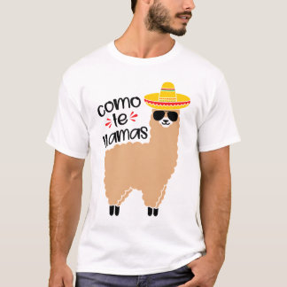 Cinco De Mayo llama  T-Shirt